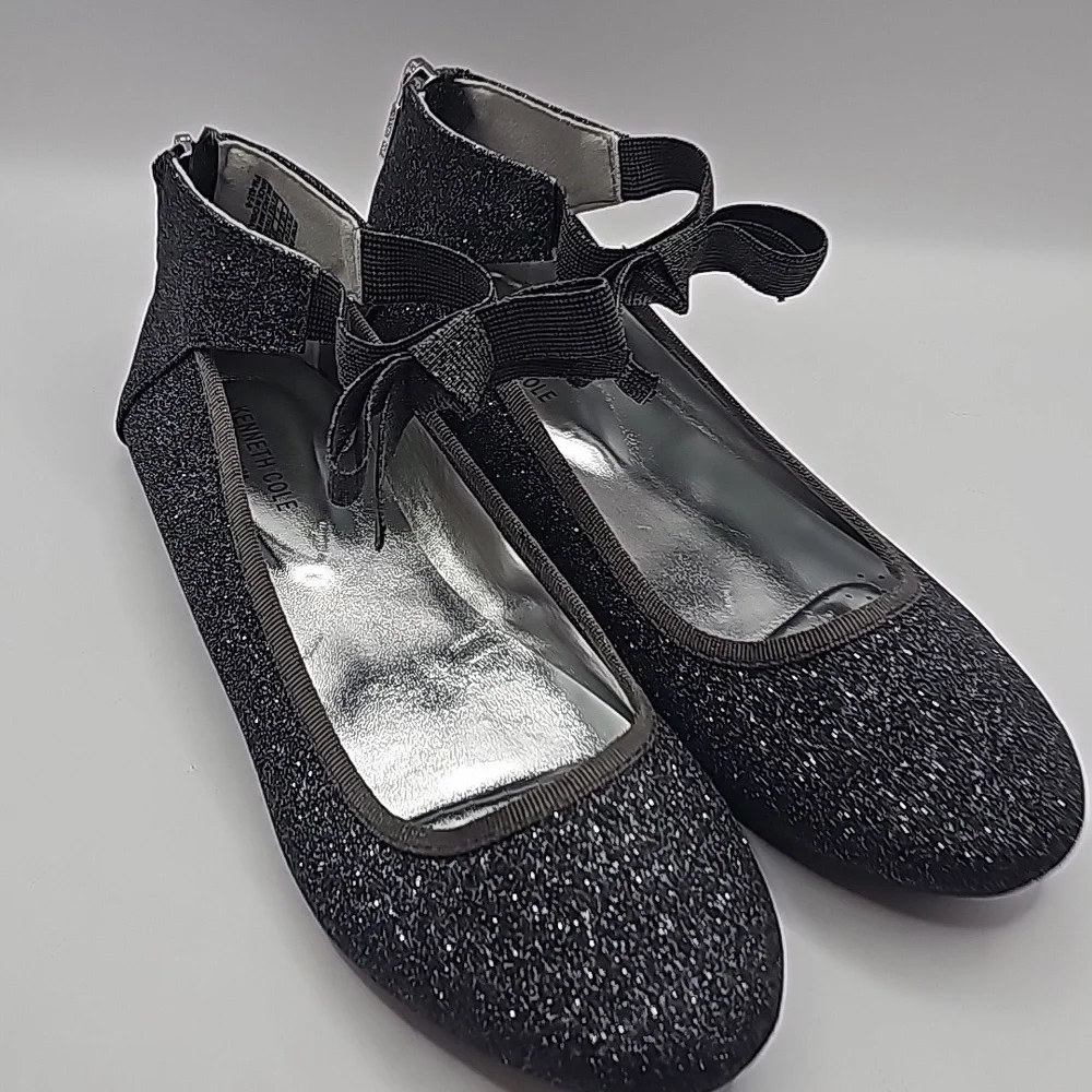 Kenneth cole rose bow ballets size 4 girls